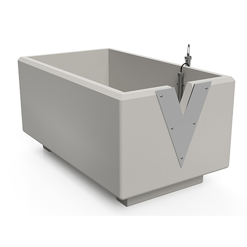 V Notch flow meter